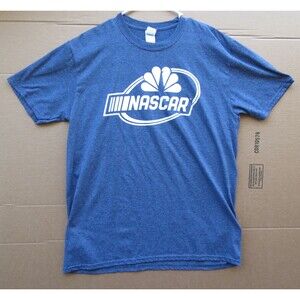 Gildan Softstyle NBC Issued Nascar T-Shirt XLG Navy Blue